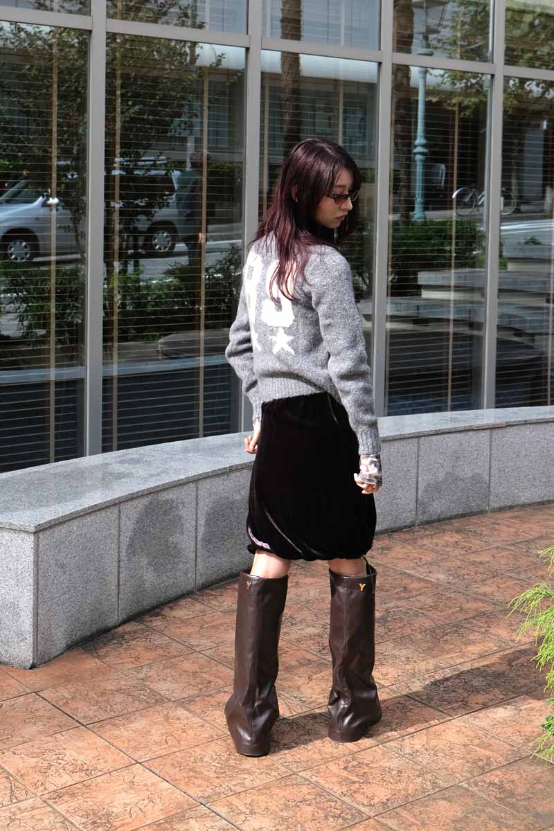 VIVIEN SKIRT / BROWN [40% OFF]