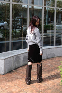 VIVIEN SKIRT / BROWN