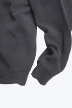 Load image into Gallery viewer, TULTEX | MADE IN USA 80&#39;S CATS  PRINT RAGLAN SWEAT SHIRT / BLACK  [USED]