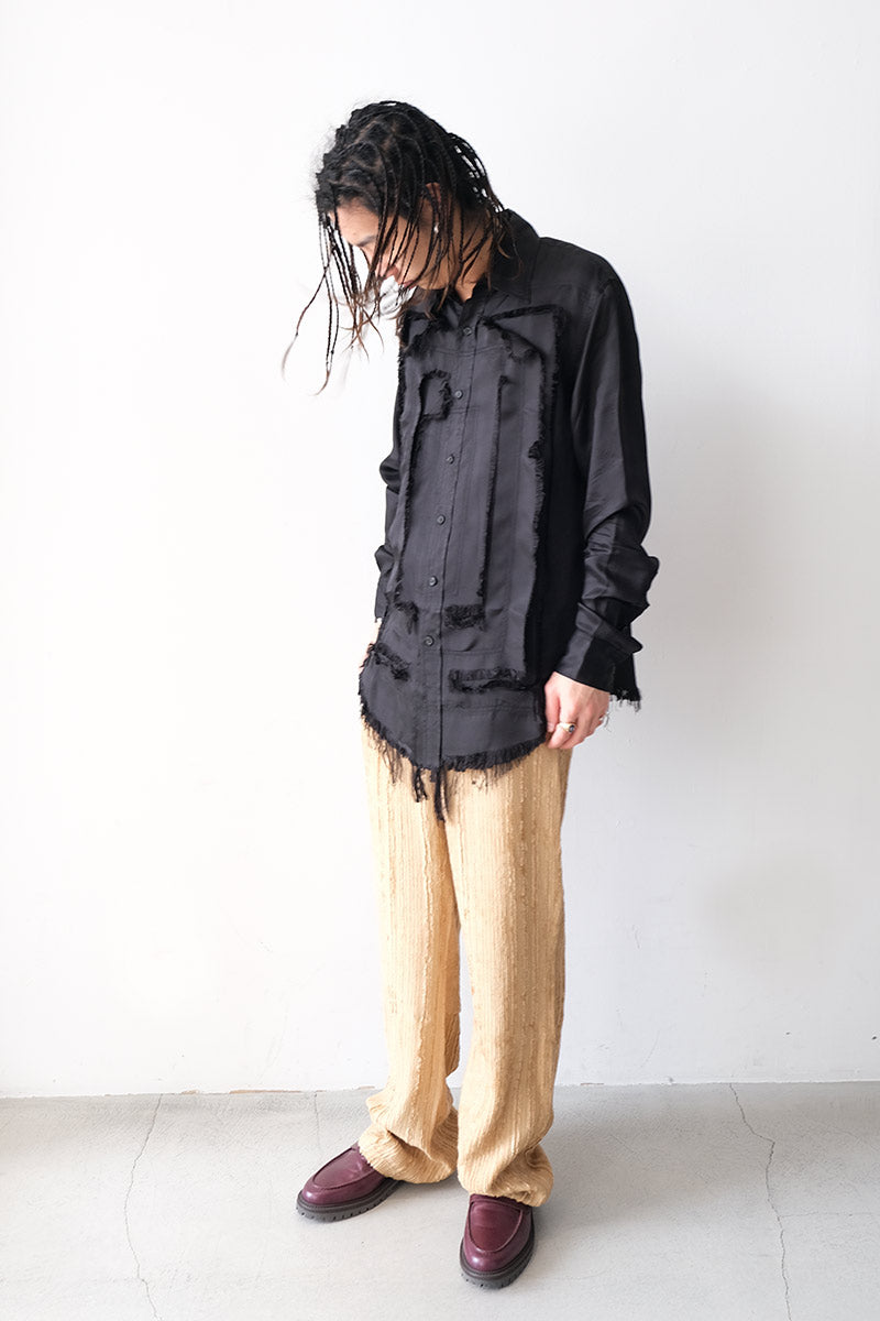 SCRATCH THE ITCH SHIRT / BLACK [30%OFF]