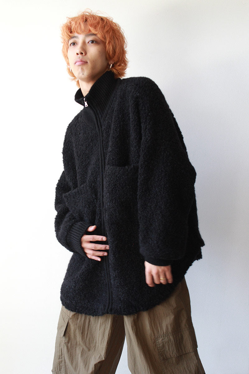 WOOL & MOHAIR JACKET / BLACK [50%OFF]