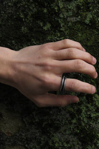 RING WOUND TRACE /  STERLING SILVER