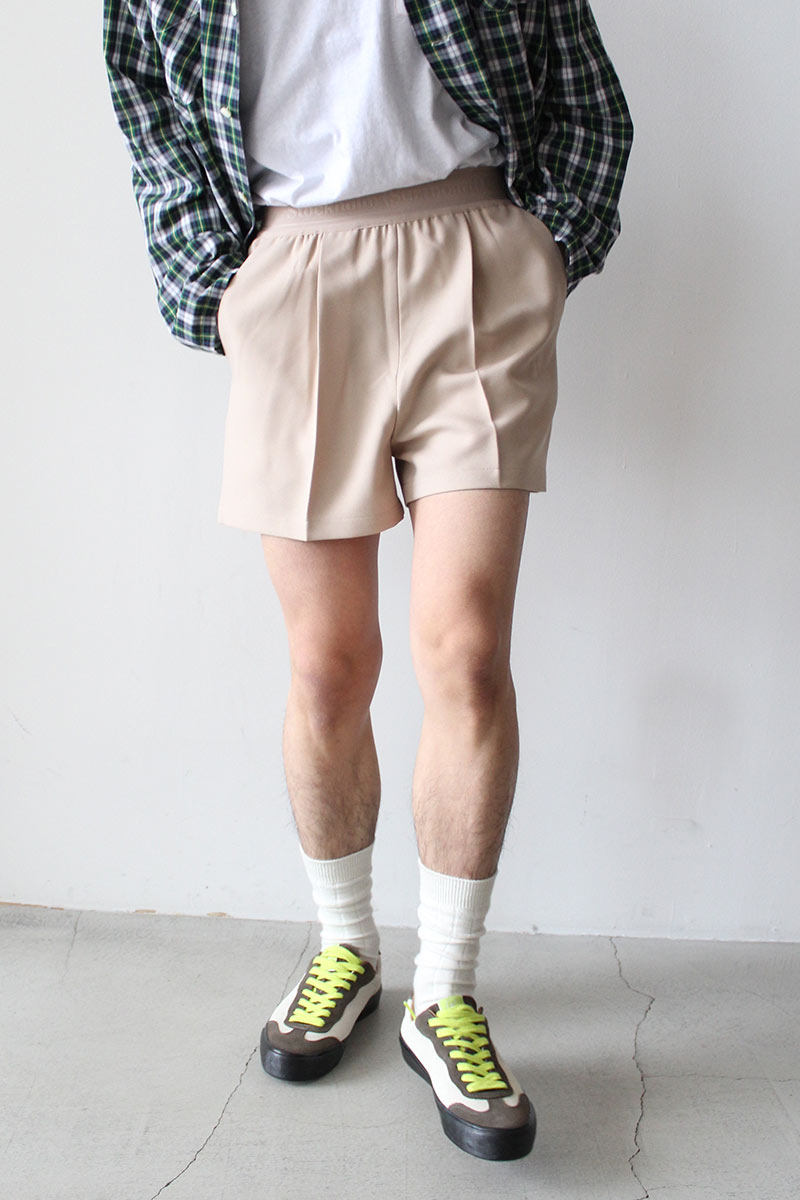 LOOSE SHORTS / BEIGE [50% OFF]