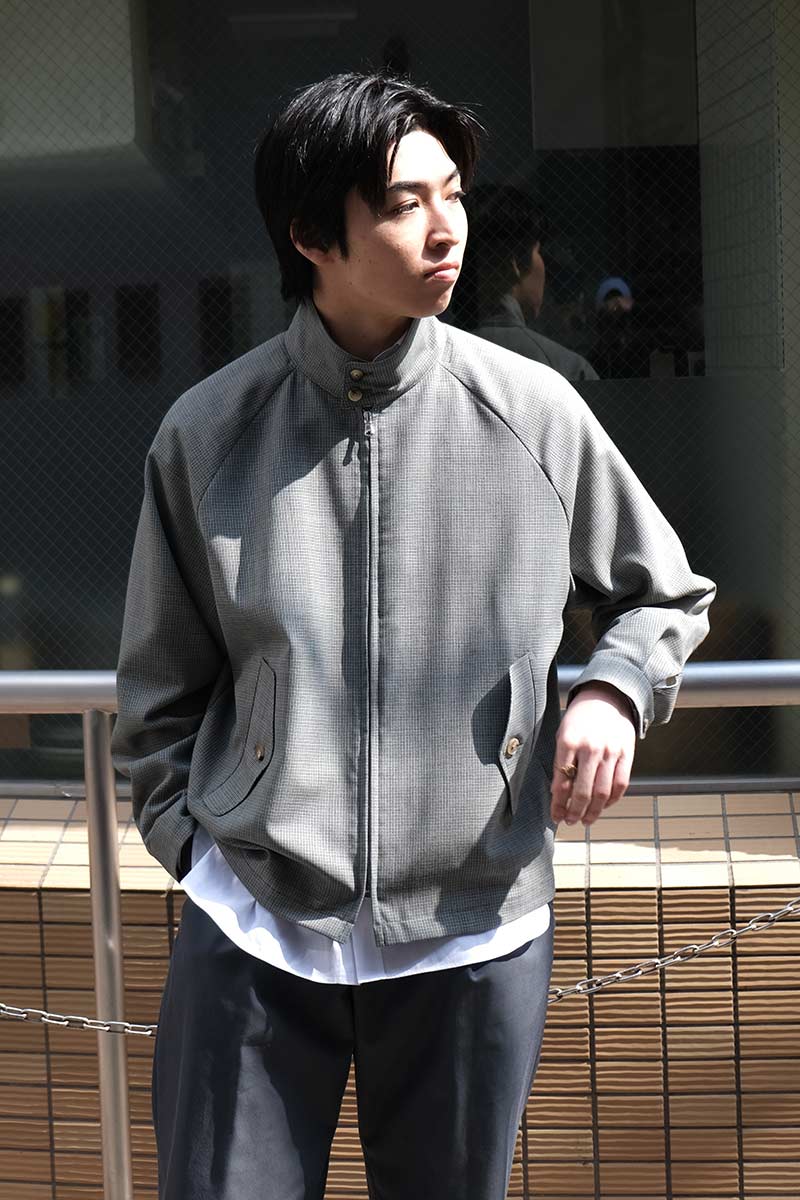 HARRINGTON DOMEUIL TONIK WOOL / MICRO CHECK