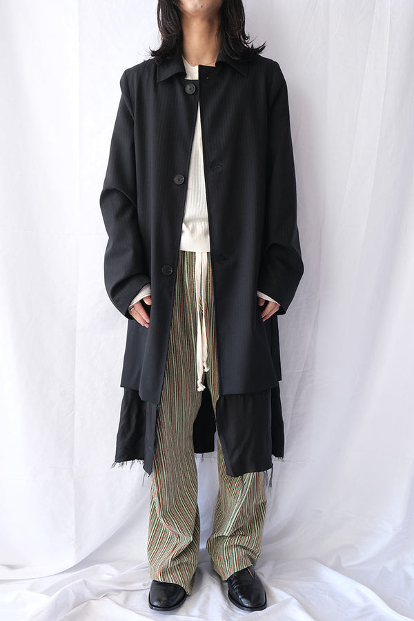 EXPLODED LINING COAT / BLACK