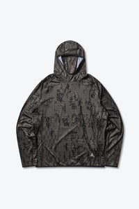 LAKI MELTED PRINT UV HOODIE / OLIVE