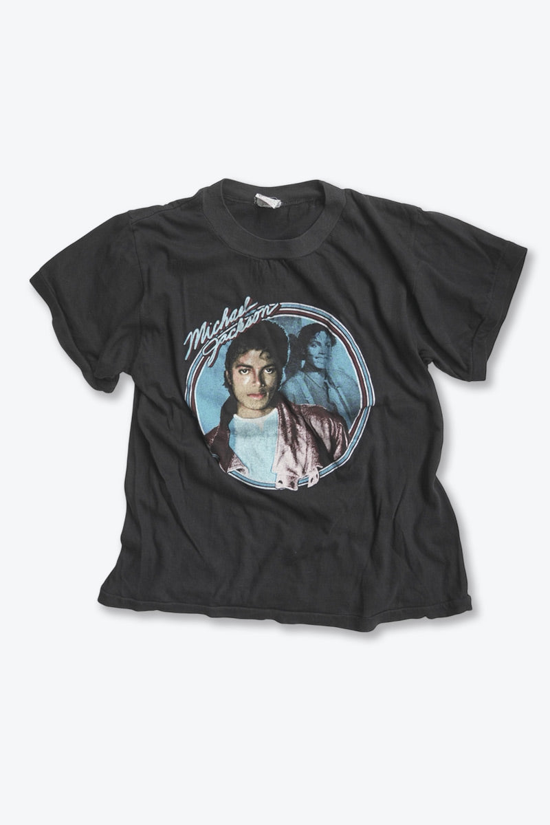 FANTASY | MADE IN PAKISTAN 80'S MICHAEL JACKSON PRINT SINGLE STITCH T-SHIRT [USED]