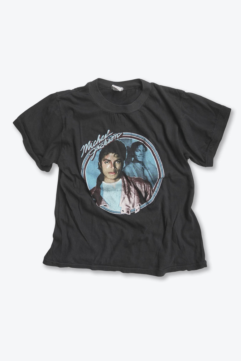 FANTASY | MADE IN PAKISTAN 80'S MICHAEL JACKSON PRINT SINGLE STITCH T-SHIRT [USED]