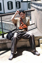 画像をギャラリービューアに読み込む, 2TUCK WIDE DENIM CORTED PANTS -ENTASIS Mk-Ⅱ- .11 / CORTED CHOCOLATE