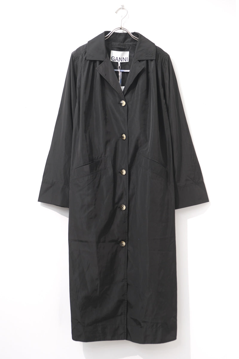 GANNI | NYLON LONG COAT [NOS/DEADSTOCK]