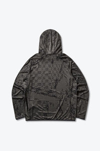 LAKI MELTED PRINT UV HOODIE / OLIVE