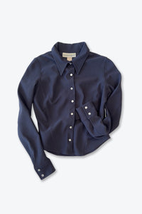 NECSSARY OBIECTS | 90'S SLIM FIT L/S SHIRT [USED]