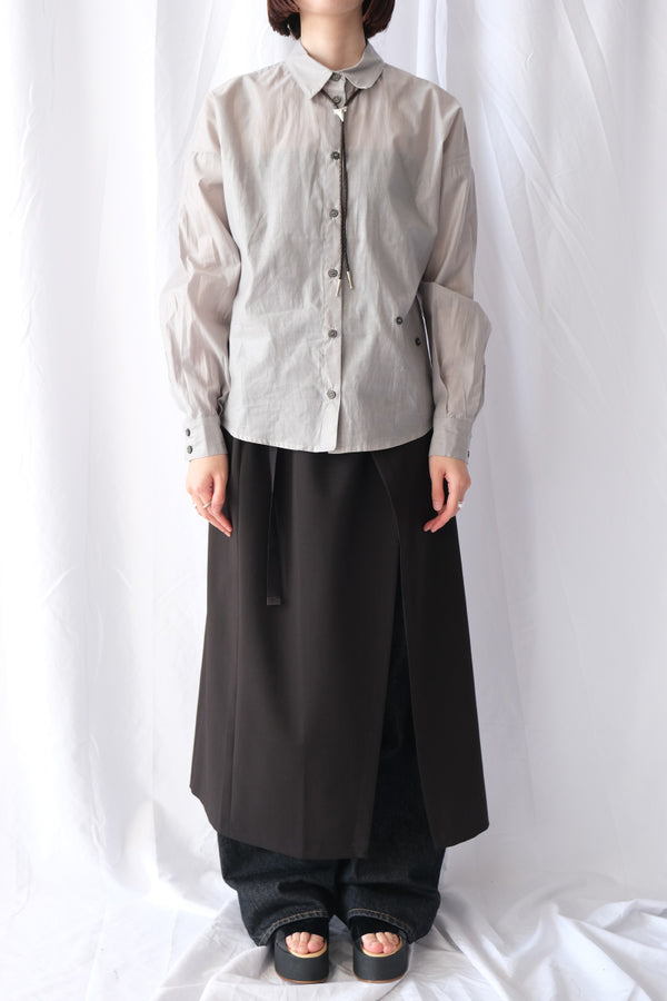 DONALD Ⅱ SHIRT / GREY