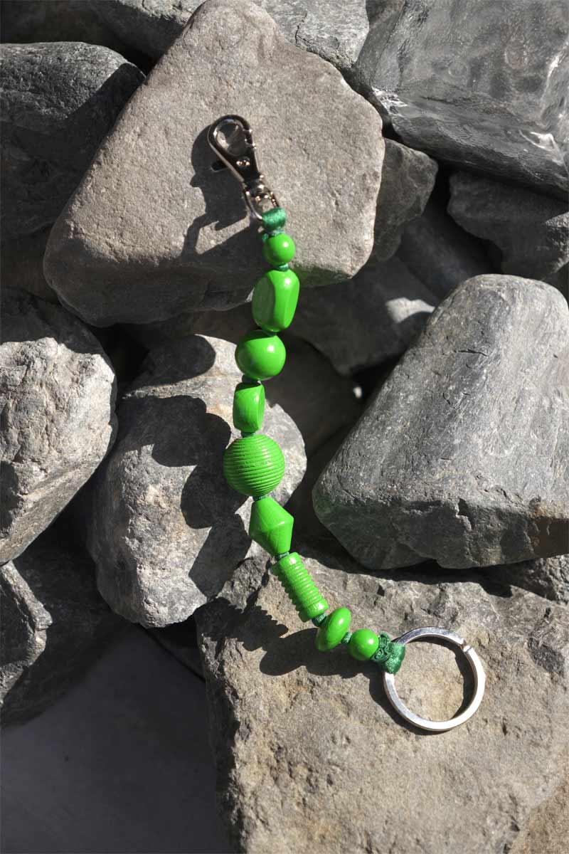 PERLENMIX SHORT KEYHOLDER / GREEN