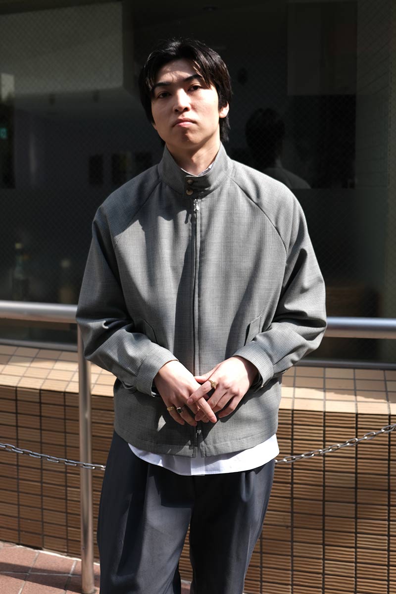 HARRINGTON DOMEUIL TONIK WOOL / MICRO CHECK