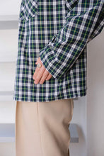 Load image into Gallery viewer, CLUB OVERSHIRT / GREEN CHECK