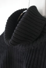 画像をギャラリービューアに読み込む, S17 NO.325 CORDUROY RIB PULLOVER / BLACK [金沢店]