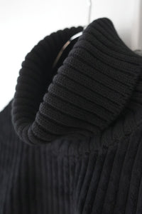 S17 NO.325 CORDUROY RIB PULLOVER / BLACK [金沢店]