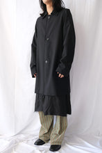 画像をギャラリービューアに読み込む, EXPLODED LINING COAT / BLACK