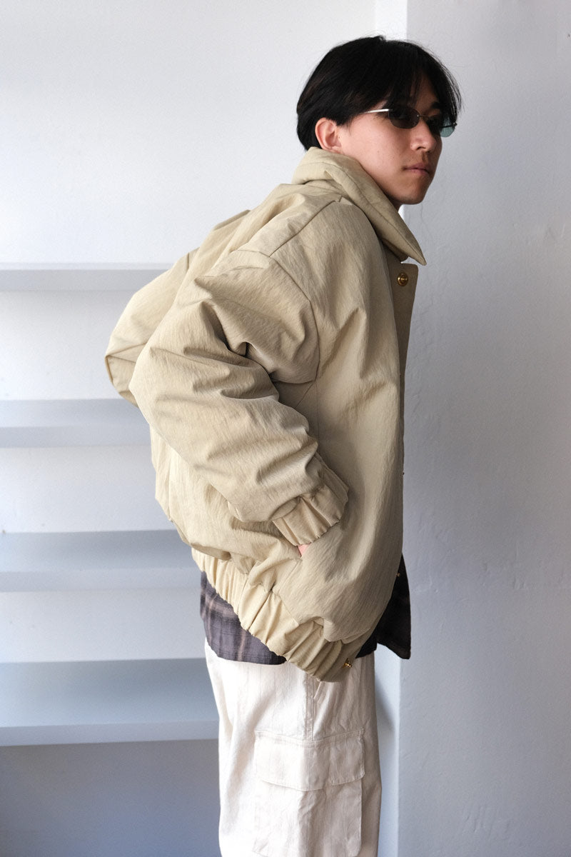 MAN-TLE | R17 DOWN-3 / PINE NYLON ナイロングースダウンジャケット