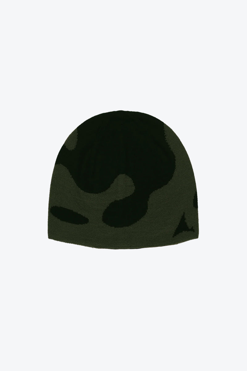 MAGMA WOOL BEANIE / DARK GREEN
