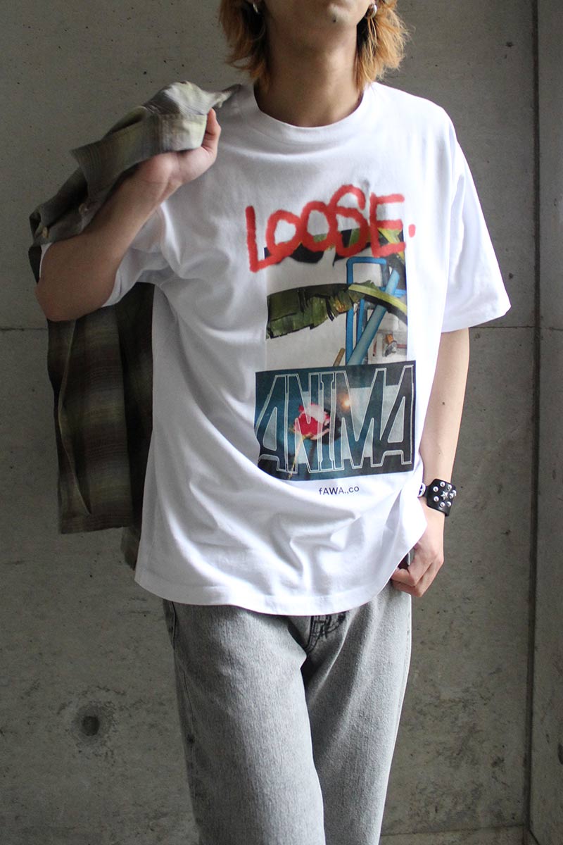 CLAY ARLINGTON - 'ANIMA' S/S TEE / WHITE [60%OFF]