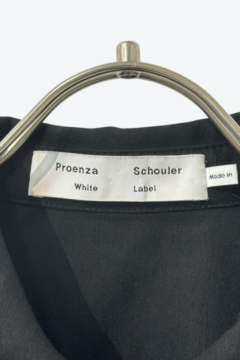 PROENZA SCHOULER | DOUBLE ZIP RAYON SHIRT JACKET [USED]
