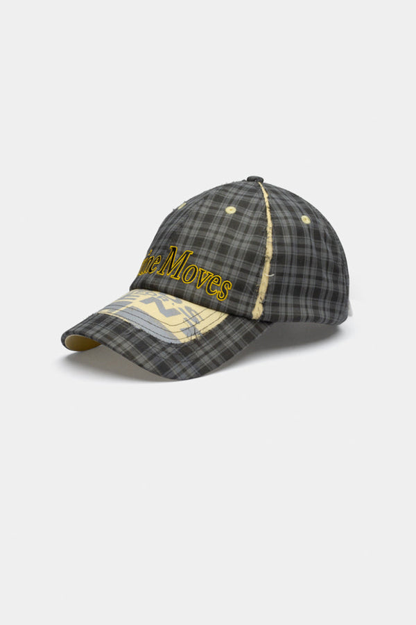 TABLOID CAP / YELLOW/GRAY TARTAN [6月入荷予定］