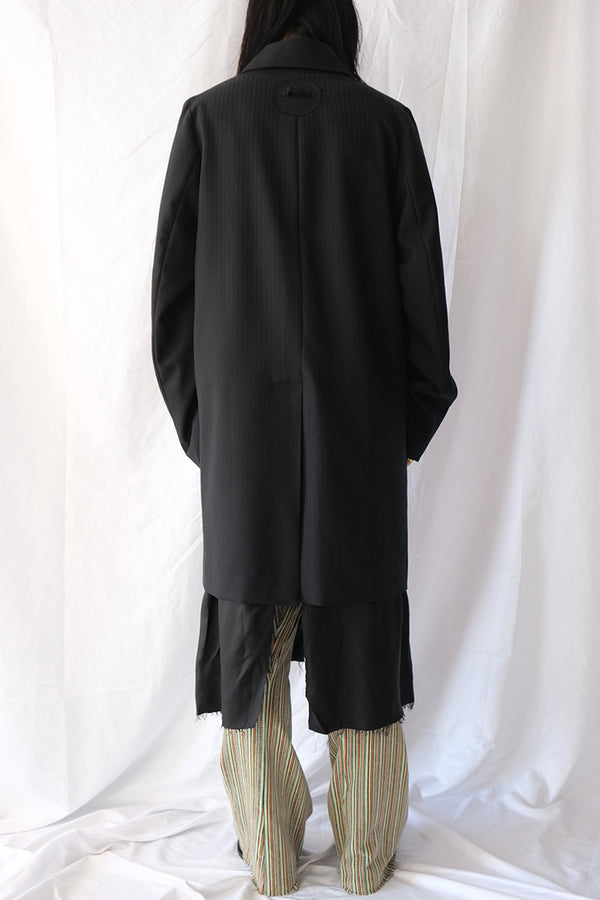 EXPLODED LINING COAT / BLACK