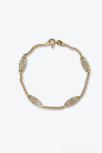 画像をギャラリービューアに読み込む, MADE IN ITALY 14K(585) GOLD BRACELET 2.14G / GOLD