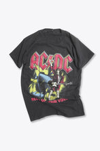 Load image into Gallery viewer, NO BRAND | MADE IN USA 88&#39;S ACDC BLOW UP YOUR VIDEO TOUR SINGLE STITCH T-SHIRT / BLACK [USED]