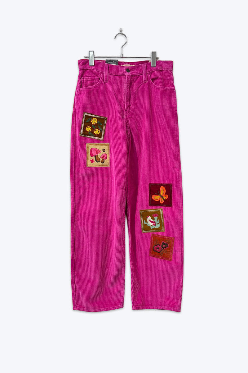 LEVI'S | ANNA SUI x LEVI'S MADE IN USA CORDUROY PATCHWORK BAGGY PANTS [DEADSTOCK/NOS]