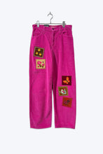 画像をギャラリービューアに読み込む, LEVI'S | ANNA SUI×LEVIS MADE IN USA CORDUROY PATCHWORK BAGGY PANTS [DEADSTOCK/NOS]
