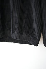 画像をギャラリービューアに読み込む, S17 NO.325 CORDUROY RIB PULLOVER / BLACK [金沢店]