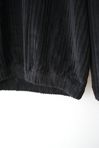 S17 NO.325 CORDUROY RIB PULLOVER / BLACK [金沢店]