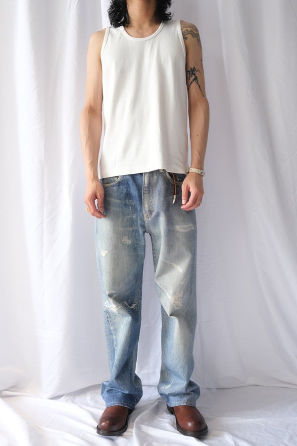 MAN-TLE×LADY WHITE CO. | R20 LWT-0 SINGLET 2PAC / WHITE RIB