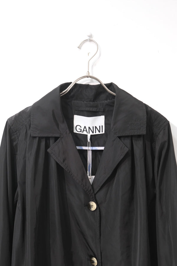 GANNI | NYLON LONG COAT [NOS/DEADSTOCK]