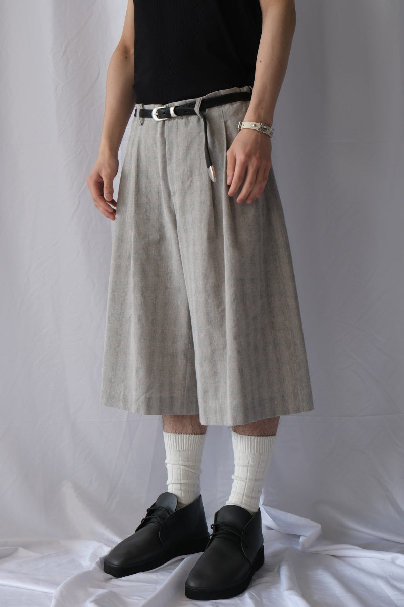 SPLIT SHORTS / SAGE TRAIL CHECK DRYLINE WEAVE