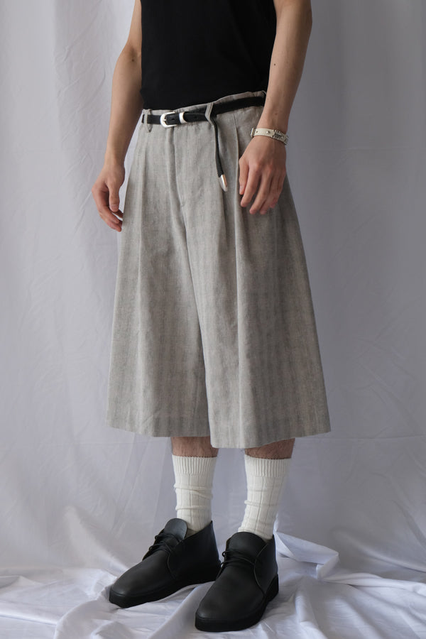SPLIT SHORTS / SAGE TRAIL CHECK DRYLINE WEAVE