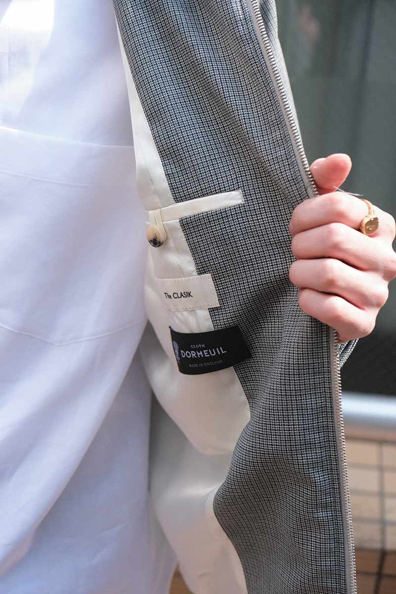 HARRINGTON DOMEUIL TONIK WOOL / MICRO CHECK