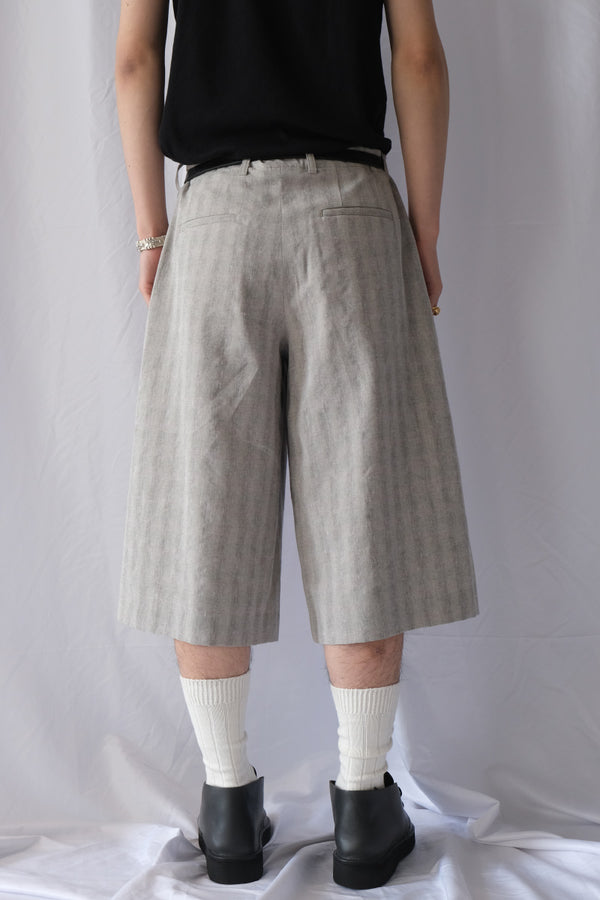 SPLIT SHORTS / SAGE TRAIL CHECK DRYLINE WEAVE
