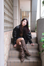 Load image into Gallery viewer, JOLIE SNAPS DETACHABLE LEATHER BOOTS / BROWN