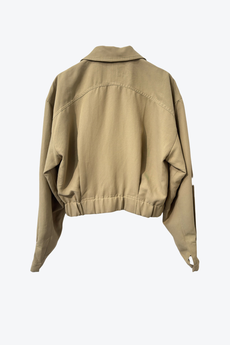 WITH JEAN | DOUBLE ZIP NYLON JACKET [DEADSTOCK/NOS]