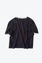画像をギャラリービューアに読み込む, THEORY | CROPPED RINGER T-SHIRT [USED]
