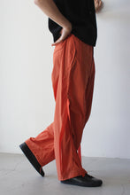 Load image into Gallery viewer, RECYCLING NYLON PARACHUTE PANTS / ORANGE [20%OFF]