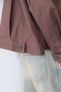 S17 NO.286 CROPPED OVERSIZED JACKET / BROWN COATED [金沢店]