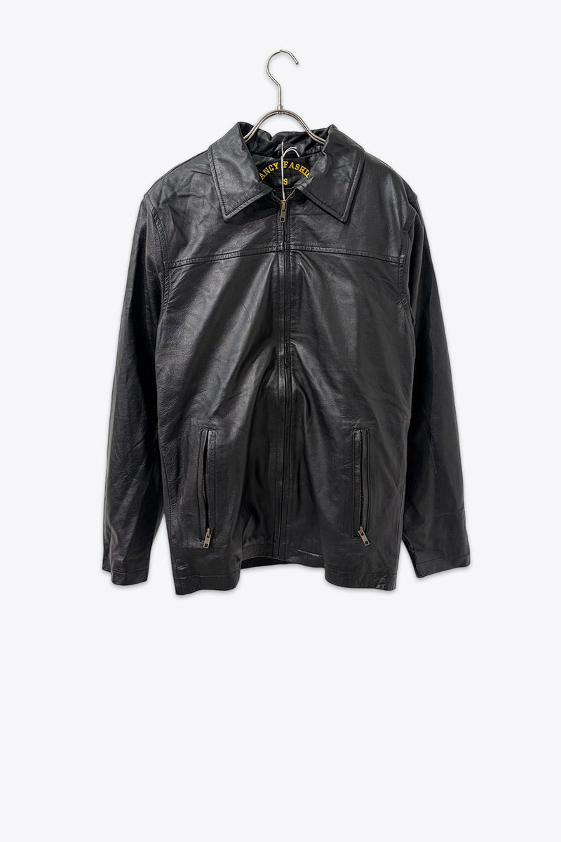 OTHER BRAND | LEATHER JACKET W/LINER [USED]