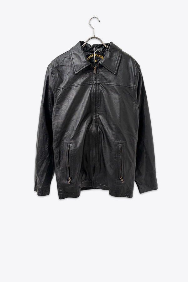 OTHER BRAND | LEATHER JACKET W/LINER [USED]