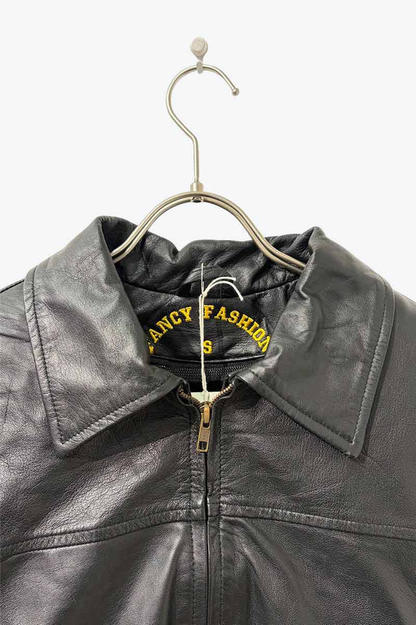 OTHER BRAND | LEATHER JACKET W/LINER [USED]