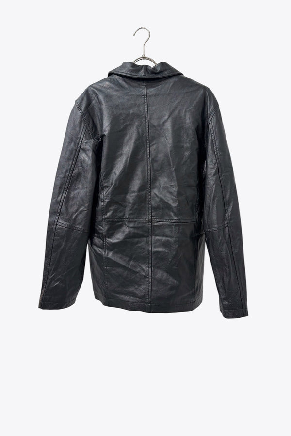 OTHER BRAND | LEATHER JACKET W/LINER [USED]